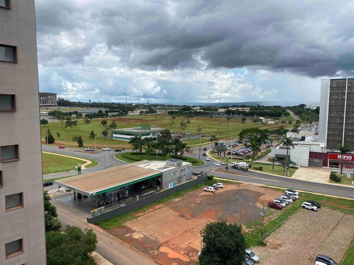 Flat Encantador No 7º Com Vista Pra Torre De Tv Brasília Buitenkant foto